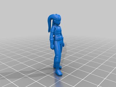 More Twilek Civilians (star wars legion scale)
