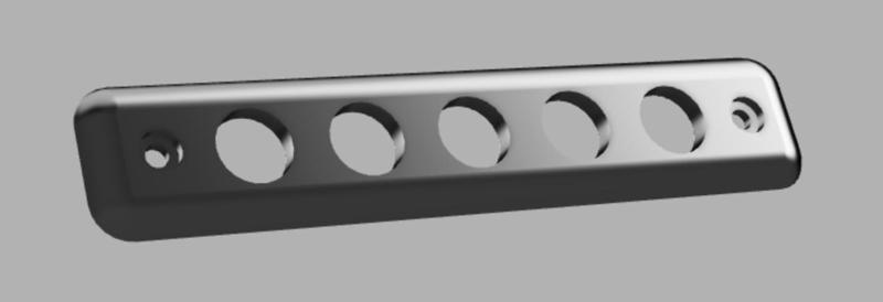 MMU2 acrylic sheet window drill cover