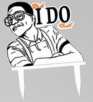 Steve Urkel "I DO" Cake Topper