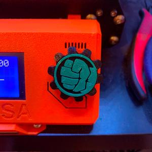 Marvel Hulk LCD Knob for Prusa MK3S / Mini