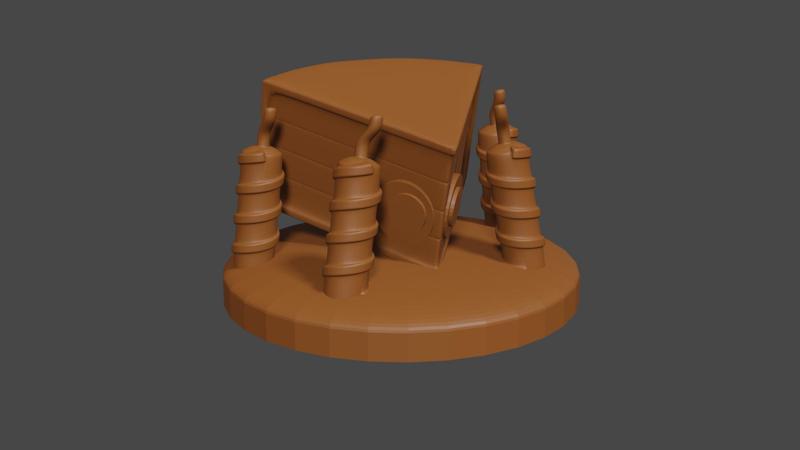 Bugsnax inspired, Baby Cake Legs, Tabletop DnD miniature