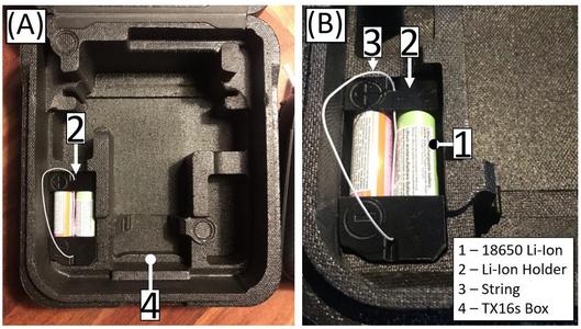 TX16s Case Li-Ion Holder