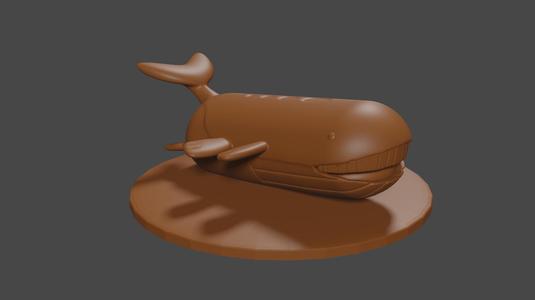 Pokemon inspired, Wailord, Tabletop DnD miniature