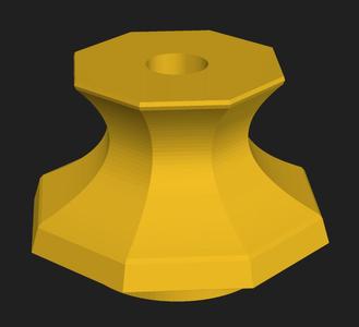 6.5mm shaft pulley with base