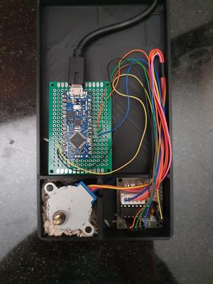 Mechanical clock stepper motor extension