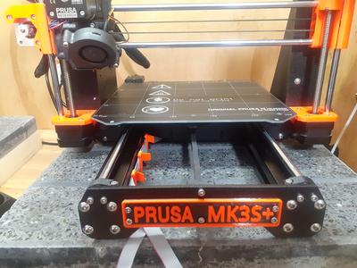 Prusa logo front plate (for external LCD)