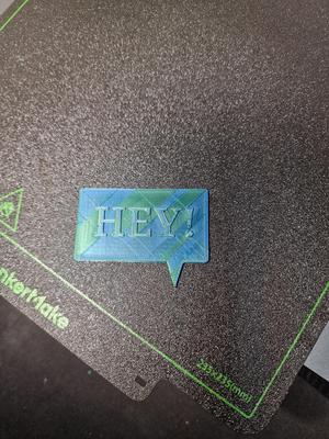 Hey! on a Card
