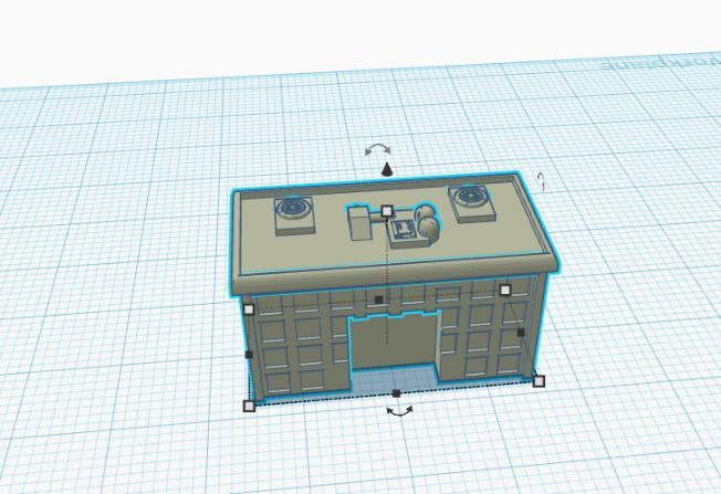 Building with car port