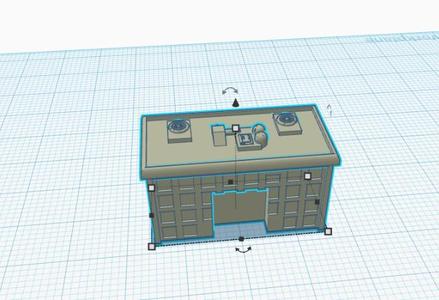Building with car port