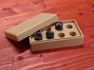 Storage box for M12 lenses