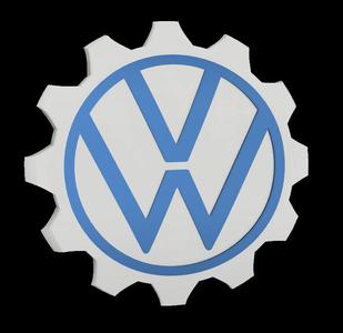 GB : Logo Volkswagen for multicolors / FR: Logo Volkswagen pour multicouleurs