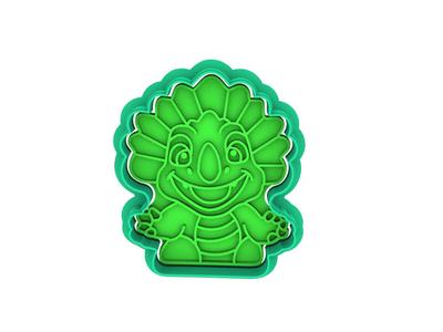 TRICERATOPS COOKIE CUTTER
