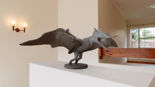 pterodactyl dinosaur flying roaring stl