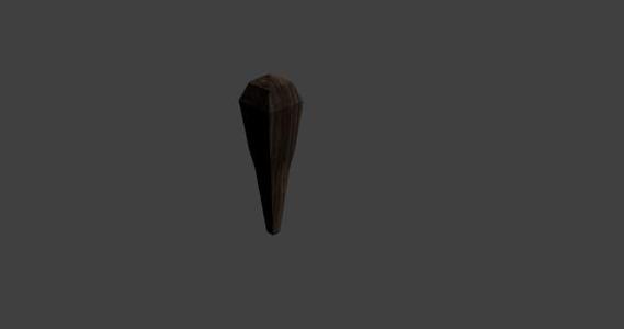 Low Poly Wood Club
