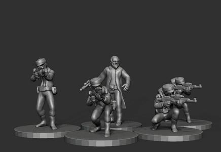 6mm Galaxy Wars Rebellion Commandos