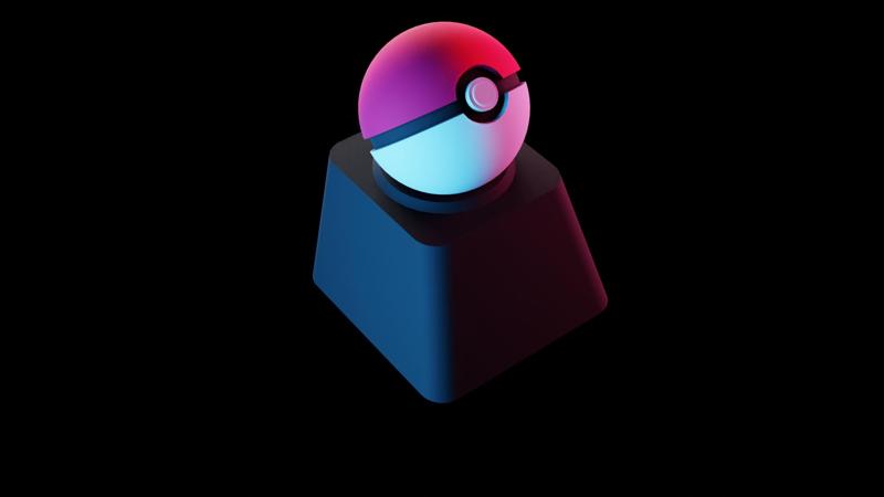 Pokeball Keycap