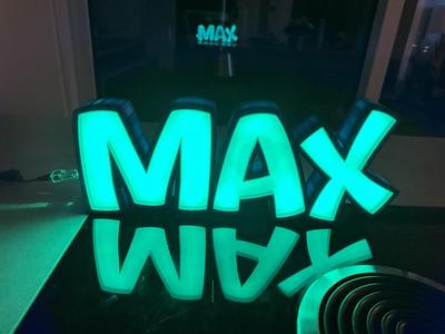 "MAX" LED- Namenslampe