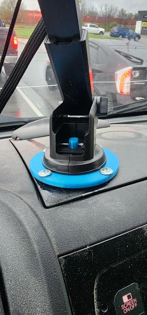 Phone mount base