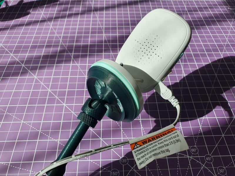 Articulated arm - Round female reversed adapter for attaching another tools