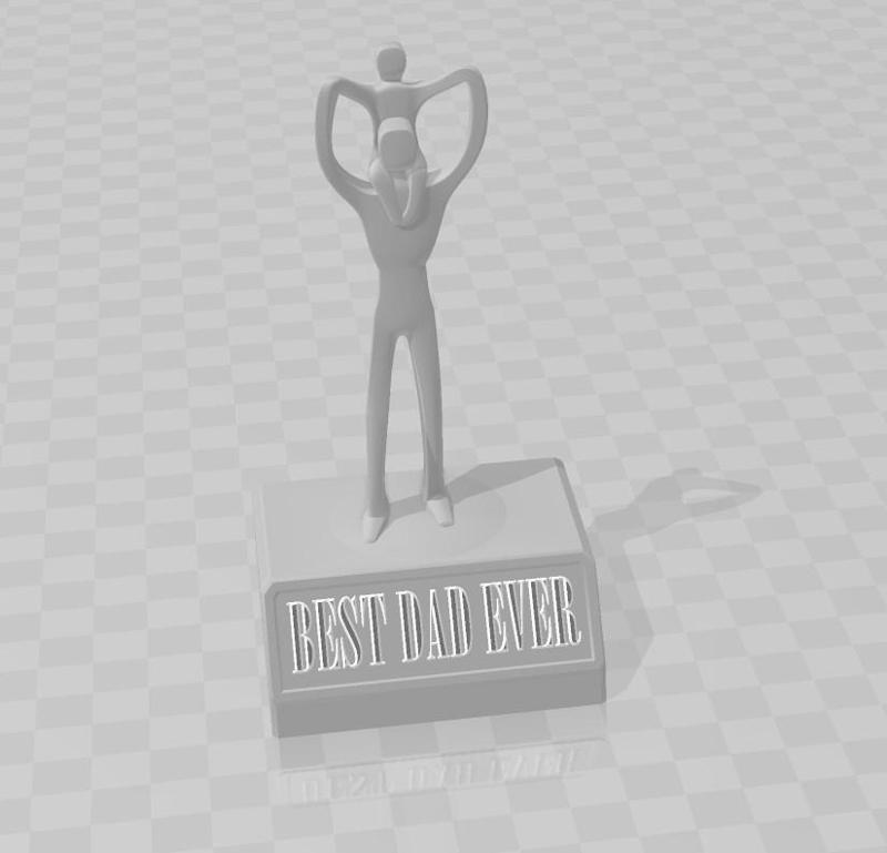 Best Dad ever Trophy
