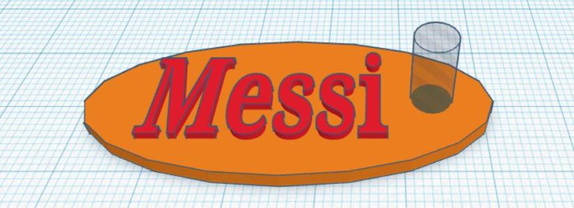 Messi key ring