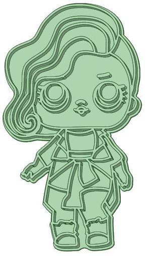 L.O.L. whole 19 cookie cutter