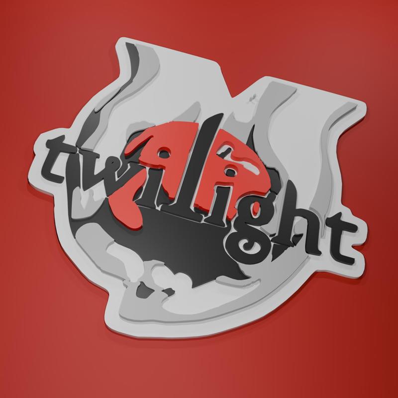 CREPÚSCULO Logo in 3D (4 Colors) - Cinema Decoration