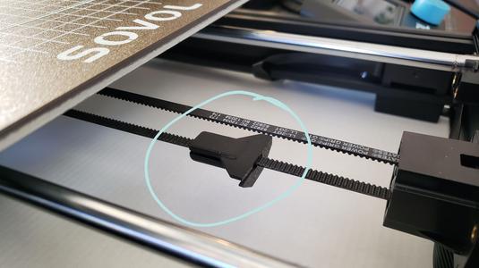 GT2 Belt Mounted Y-Stop for SOVOL SV06 3d printer
