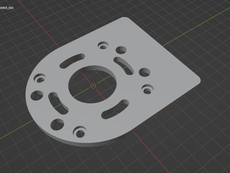DWP611 Router baseplate