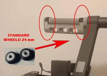 Replacement spool holder for Elegoo Neptune 3 Pro/Plus/Max printers (plus many others)