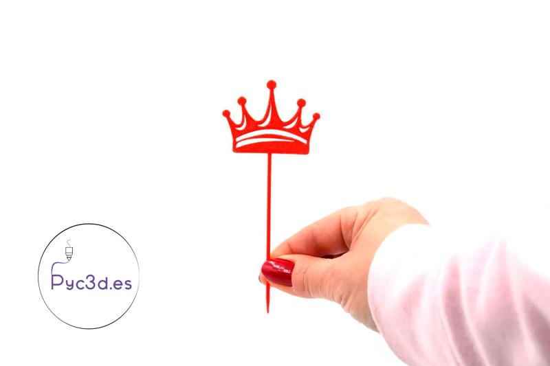 BIRTHDAY CROWN CAKE TOPPER