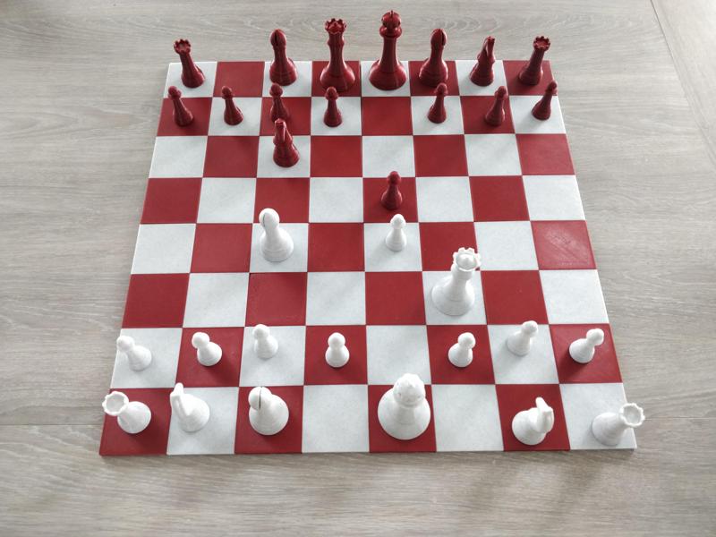 fully printable chess set