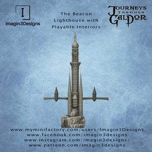 The Beacon of Bauga Lighthouse with Playable Interiors