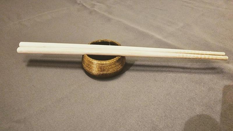 Soy cup & Chopstick holder - Low, thick version