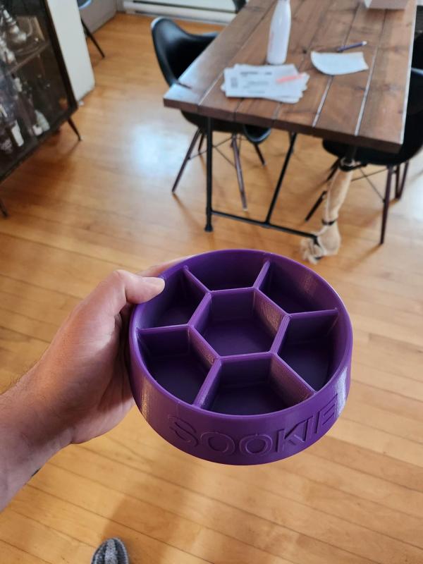 Slow Feeder Dog Bowl - Honeycomb design