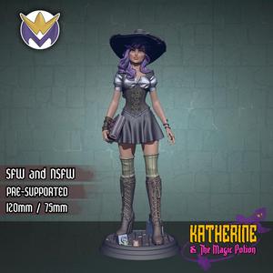 Katherine, The Witch (75mm, 120mm)+NSFW Versions