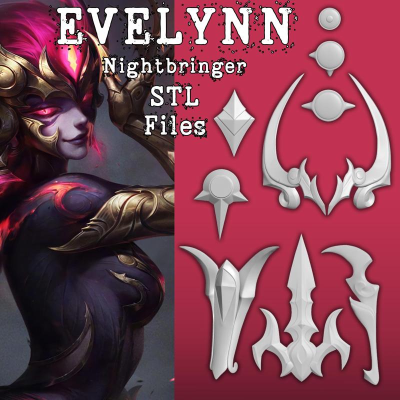 EVELYNNN NIGHTBRINGER cosplay stl dusk bearer