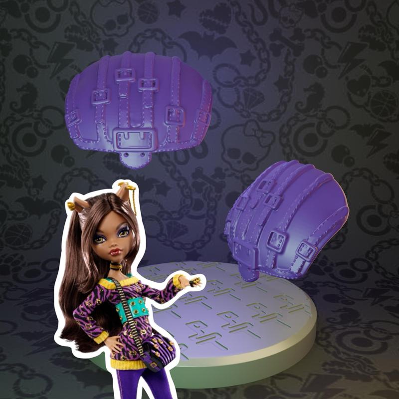 Monster High Schools Out Clawdeen Wolf doll bag front replacement