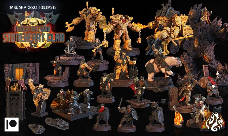 January '22 Release - Mountain War: StoneHeart Clan