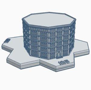 Gothic Building 136 Hex Map Scale HMSG136