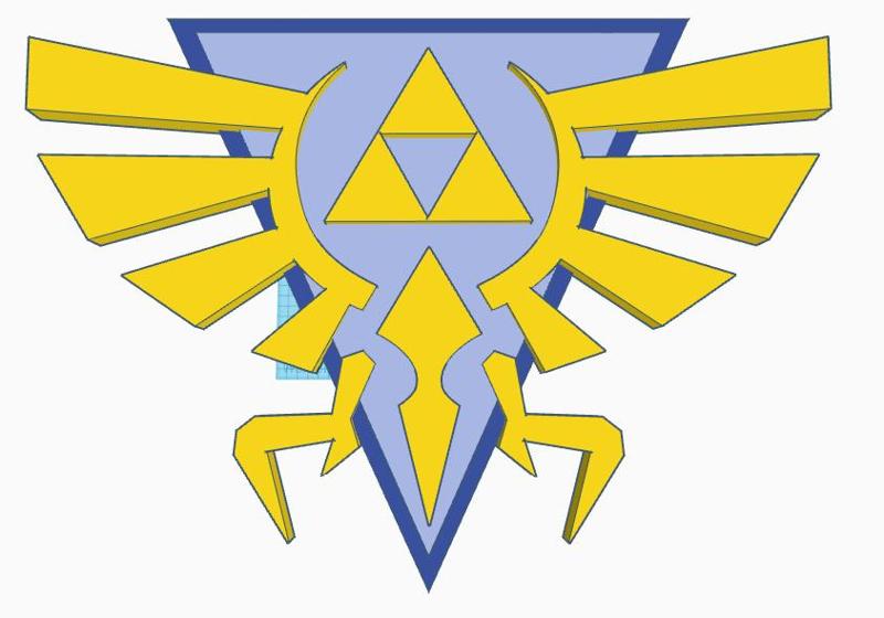 Zelda Triforce Logo HD