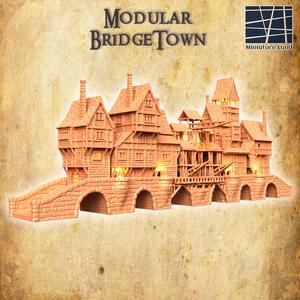 Modular BridgeTown  28 MM Tabletop Terrain