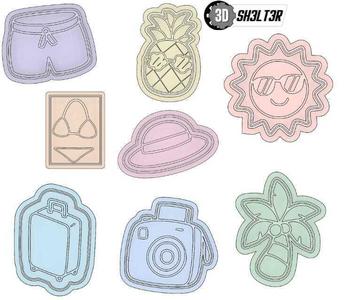 Beach, Sea, Accessories, Ocean Cookie Cutter