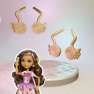 Ever After High First Chapter/Basic Cedar Wood doll earrings replacement