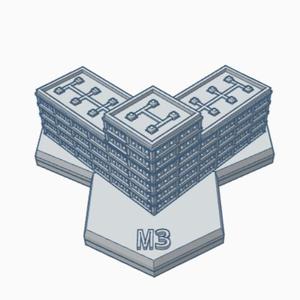 HMSMB031 Modern Building 31 Hex Map Scale