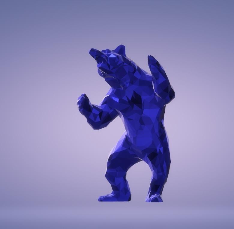 orlinski bear style spirit blue sculture even for ender 3