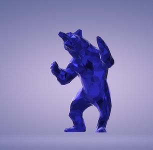 orlinski bear style spirit blue sculture even for ender 3
