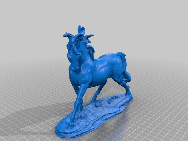 RunningHorseSlicedToPrintMinimumSupport