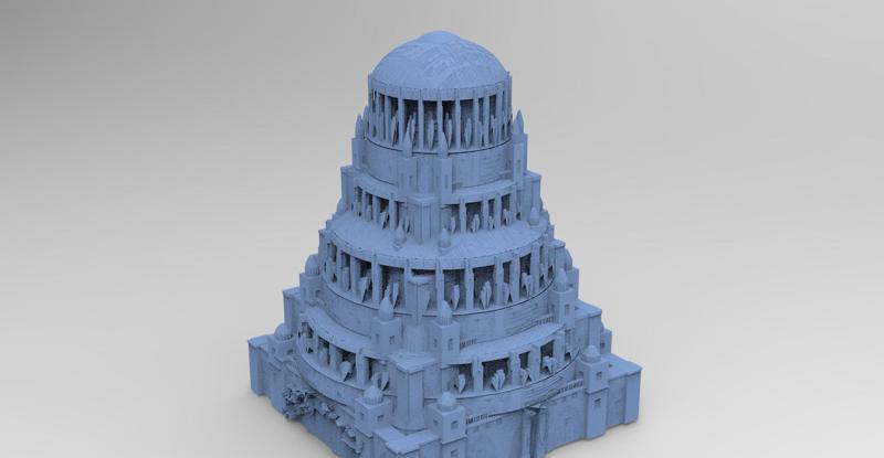 Fantasy Art Deco Mosque design 1