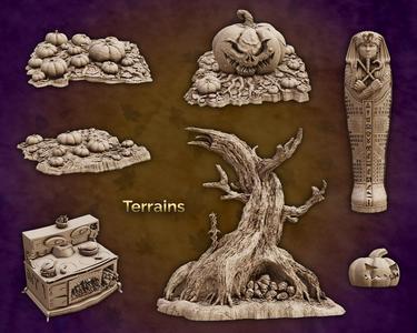 Night of Fright : Halloween Special - Scenery Pack